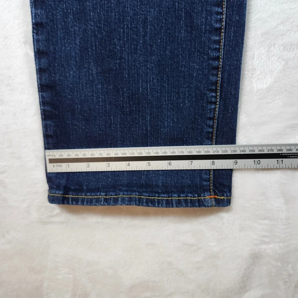 True Religion Ricky Straight Jean Men 44x32 Dark Wash Blue Excellent Flap Pocket